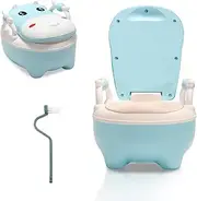 Foldable Potty, Potty Training Toilet Seat, Portable Potty Seat for Toddler in Travel & Indoor, Detachable Potty Chair for 1-12 Years