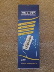 Walk-Hero Medical Orthotic Insoles Mens sz 6-6.5 Women’s 9-9.5 Plantar Fasciitis