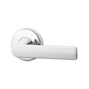 Lockwood 63mm Chrome Plate Furn Lever Dummy Half Set