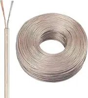 30AWG UL2468 Tinned Copper Parallel Wire VW-1/FT1 Certified Flame-Retardant Power Cable 15FT-100FT 22AWG~30AWGfor LED Lighting Appliances(30ft,26AWG-2C)