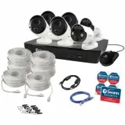 Swann NVR8-8580 8CH 4K 2TB 4 x NHD-865MSB 2 x NHD-865MSFB SWNVK-875804B2FB $1999