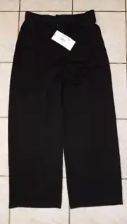 NWT $445 St. John Pants Mahogany Flat Front Wool Blend Trousers Sz 12