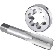 1"-14 UNF Tap and Die Set Left Hand, 1" x 14 UNF Machine Thread Tap and Round...