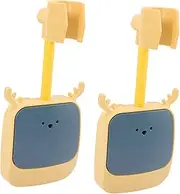 ULTECHNOVO Adjustable Shower Rack Adhesive Hooks Handheld Holder Easy Install Wall Mount for Bathroom