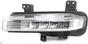 Car Front Left LED DRL Fog Light Compatible for Ford Explorer 2020 2021 2022 Auto Driving Lamp Daytime Running Light Bumper Lamp