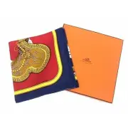 NEW UNUSED HERMES HERMES GRAND APPARAT Horse of Flourishing Kare 90 Silk
