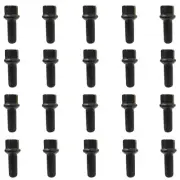 20 black Tracer Wheelbolt M14x1,5 27mm ball seat R14 for Audi Mercedes-Benz