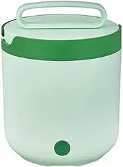 Electric Lunch Box, Portable Car Microwave Lunch Box (for Truck Office), Plug-in 12V Truck Long Journey Cooking Heating Box,Green