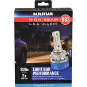 Narva High Beam LED Headlight Globes - HB3, 12/24V, 18445H