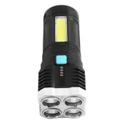 4-Core Flashlight Super Bright Rechargeable Flashlight Multi LED Long-Range6463