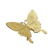 Gold Mini Butterfly Figurine, Solid Metal Animal Ornament, Mini Butterfly Scu...