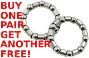PAIR 5/16" 9 BALL ONE PIECE OPC CRANK BEARINGS CAGE 44mm FOR BMX