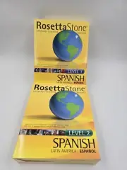 Rosetta Stone Spanish level 1 And Level 2 Language Learning Success Spanish NEW