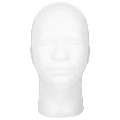 2 Count Dummy Head Model Miss Man Wigs Holder Mannequin Hat Stand