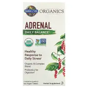 Garden of Life, Organics, Adrenal, Daily Balance, 120 Vegan Tablets