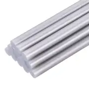 Mini Hot Glue Sticks for Glue Gun 0.28-inch x 4-inch Metallic Silver 12pcs
