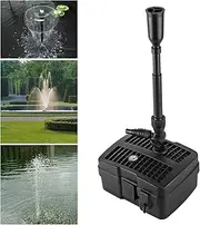 Forever Speed 4-in-1 Pond Pump Fountain Pump with Filter, 5W/9W/11W UV Clarifier, 1000l/h-2500l/h, with 10m Power Cable for Garden and Fountain Design (5W 1000l/h)