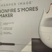 Sharper Image Bonfire S'Mores Maker Flameless Electric Roaster - NEW Easy Clean