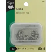 Dritz 109 T-Pins-Size 20 50/Pkg