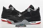 Air Jordan 4 Retro Bred Reimagined 2024 Style # FQ8213-006 Size 7Y