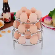 Stackable Egg Steamer Rack Stainless Steel Cooking Holder for Meal Preparation