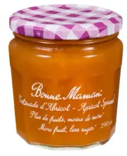 Bonne Maman Spread Apricot More Fruits Less Sugar 290 ml