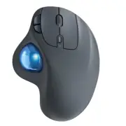 Nulea M501 Wireless Trackball Mouse, Rechargeable Ergonomic, Easy Thumb Control,