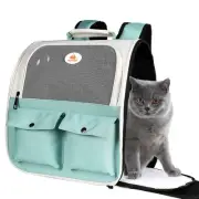 Cat Backpack Carrier, Airline Approved, Ventilated Design, Breathable Mesh fo...