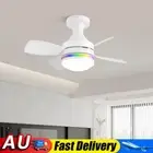 E27 Socket Small Ceiling Fan LED Ceiling Fan Light for Bedroom Living Room