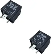 2pcs 3 Emergency Flashers in Car Flashing Lights for Vehicles Emergency Flashers Car Flasher Light Car Flick Light for Car Ordinary Electronic Flash Replacement Relay LED