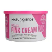 NaturaverdePro Deluxe Pink Cream Soft Wax for Sensitive Skin Body and Facial ...