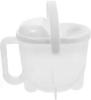 COLLBATH Rice Washing Filtering Colander Lid Bowl Drainer Rice Washing Strainer