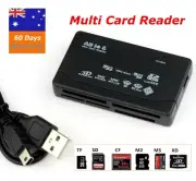 USB 2.0 All in One Multi Memory Card Reader CF SD SDHC MS TF M2 XD MMC