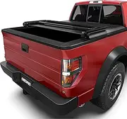 OEDRO Upgraded Soft Tri-fold Truck Bed Tonneau Cover On Top Compatible with 2009-2014 Ford F150 F-150 with 5.5ft Bed, Styleside (Excl. Raptor Series)