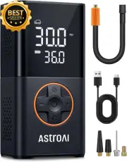 Cordless Tyre Inflator 150PSI Electric Pump with LED & Digital Pressure Gauge