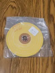 4" Muslin Razor Edge Buffing Wheel, Yellow, Jewelry Polishing