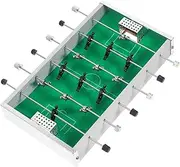 Mini Table Football Game Portable Tabletop Soccer Foosball Table for Home Game Room Outdoor Fun Construction for Skill Development