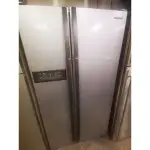 保固三年二手SAMSUNG冰箱 中古對開600公升韓製冰箱（左側冷凍右側冷藏）寬91深74高174