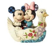 Jim Shore Disney Traditions - Mickey and Minnie Mouse in Swan 4059744