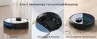 Robot Vacuum and Mop Combo, 4000pa Robot Vacuum Cleaner Scheduler WiFi/App/Alexa