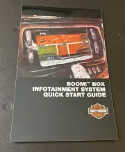 2015 Harley Davidson Boom Box Infotainment System Quick Start Guide
