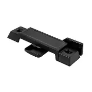 Black Sliding Window Lock with 2-1/4" Screw Hole and 3/8" Latch Projection - p