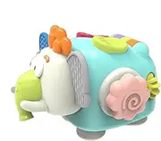Baby Activity Cube - Fine Motor Skill Sensory Animal Cube,Early Learning Activities, Travel Toys for Kids Boys Girls 3 Month+