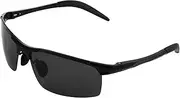 VANZACK Men's Motocross Glasses Stylish Uv Protective Sports Sunglasses Shatterproof and Scratch-resistant Lenses