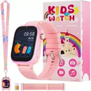 OKYUK 4G Kids Watch Smart Watch for Kids with SIM Card, 47 Games Two-way calling