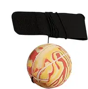 Wrist Balls a String - 2.36 Inch Rubber Return Balls - Bouncy Sport Toys, Reaction Exercise Toy, Finger Training Accessories with Elastic Rope for Kids