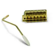 Kluson Left Hand Vintage Steel Block Tremolo Bridge Gold