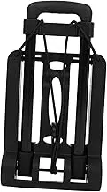 Homoyoyo Foldable Trolley Cart with Wheels Lightweight Shopping Dolly for Travel Space Saving Design for Groceries and Luggage Versatile Utility Cart for Easy