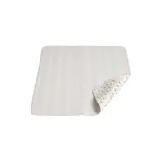 Immerse Bathroom Large 530mm Square Slip Resistant Shower Mat Rubber White