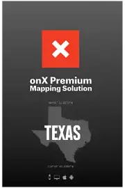 onXmaps Hunt Texas for Garmin TOPO Map microSD Card with SD Adapter